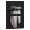 12Pcs Assorted Double Pinhole Hand Sewing Needles