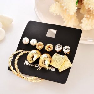 6 pairs earring sets