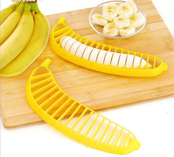 Banana Slicer Chopper Cutter for Fruit Salad Cereal Kitchen Tools
