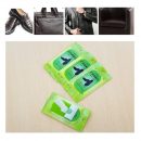 New Portable Shoeshine Wipes Paper Briefcase Cleaning Brightening Leather Shoes For Tourism