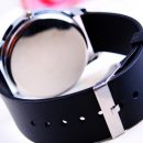 Creative Fashion Faux Leather Strap Mens Quartz Analog Watches