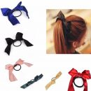 Lot hair accessories1 piece Women Tiara Satin Ribbon Bow Hair Band Rope Scrunchie