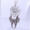 Trendy Bohemian Style Dreamcatcher Feather Wings Shaped Pendant Necklace 1 Styles