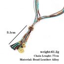 Maxi colar Facet Beads Necklaces For Women Multi layer Long Necklace Statement Jewelry Collares
