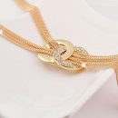 Fantastic Long Tassel Necklace Pendants Gold Silver Sweater Chain Necklace Multilayer Alloy Statement Necklace
