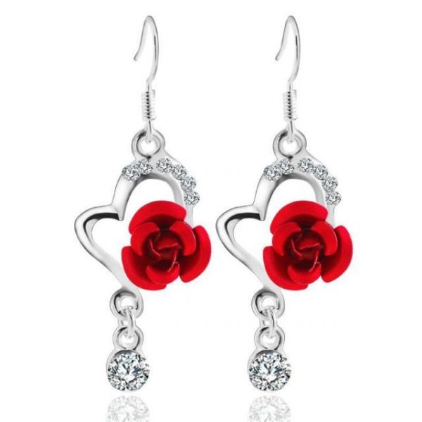 Flower Rose Earrings