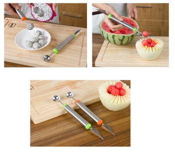 Fruit Vegetable Carving Tools Melon Scoops Ballers Stainless Steel