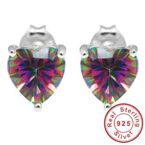 Rainbow Topaz Earrings