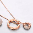 Gold Heart and Circle Necklaces & Pendants