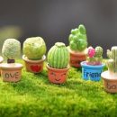 13 Pcs Mini Flower Trees Miniature Plants Garden