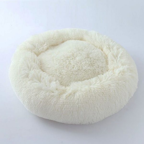 Round Pet Dog Bed Mat Winter Warming