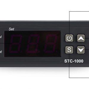 1000 NTC Sensor Microcomputer Temperature Controller with LCD Display