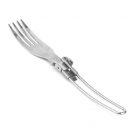 Portable Outdoor Steel Folding Fork and Spoon