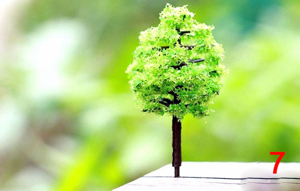 Artificial willow trees miniature plants fairy garden