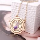 Time Turner Necklace Harry Potter Hermione Granger Rotating Hourglass