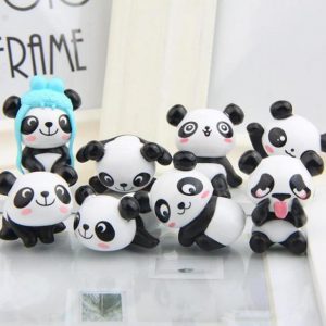 7pcs Kawaii Doll Panda Miniature
