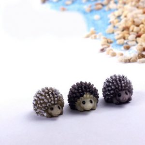 5pcs Hedgehog Fairy Garden Miniatures