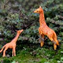 Giraffe Forest Animal Miniature 2pcs
