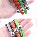 High Quality Nylon PU Leather Bells Pet Collar Cute Reflective Cats Collars for Small Dogs Cat 3 Colors