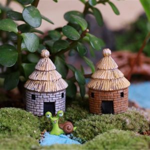 1 pcs banda House Fairy Garden Miniature Craft Micro Cottage Landscape