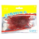 Red Earthworm silicone bait Worms Artificial Fishing Lure Tackle 3.5cm Soft Baits Lifelike Fishy Smell Lures
