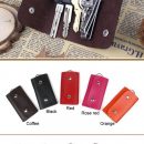 Fashion gifts Keys holder Organizer Manager patent leather Buckle key wallet case car keychain