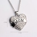Mother’s Day Gifts Crystal Heart Pendant Necklace
