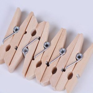 Mini Wooden Pins Art Craft Paper Peg Pin