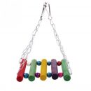Parrot Swing Bird Toy Wooden Rat Mouse Hamster Hanging Hammock Toys