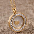 Stainless Steel Crystal Pendant Jewelry fashion necklaces for women