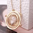 Time Turner Necklace Harry Potter Hermione Granger Rotating Hourglass