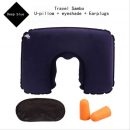 1 set of Travel Kit Inflatable U shape Neck Pillow eye mask