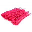 100pcs Mixed Color Plastic Cable Ties Strap Plastic Easy to Install Plastic Tie Strap Sent in Random 10*0.25cm