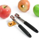 New Stainless Steel Core Seed Remover Fruit Apple Pear Corer Twist Kitchen