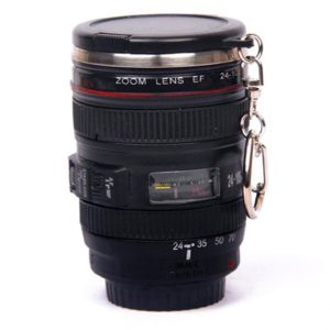 5.5 *3.0*7.5cm Stainless Steel SLR Camera EF24-105mm Coffee Lens Mug cup 1:1 scale caniam coffee cup