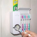 Automatic Toothpaste Dispenser Toothbrush Holder Can hold 5 Toothbrush