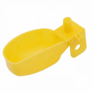 Deep Yellow Quail Drinking Bowl Poultry Feeding Supplies ABS Quail Drinker