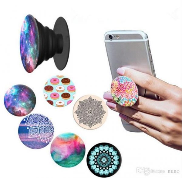 New Beautiful Finger Holder with Anti-fall Phone Smartphone Desk stand Grip PopSocket Mount