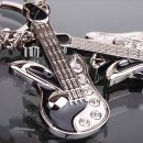 Bluelans Fashion Keychain Mini Guitar Key Ring Keyring