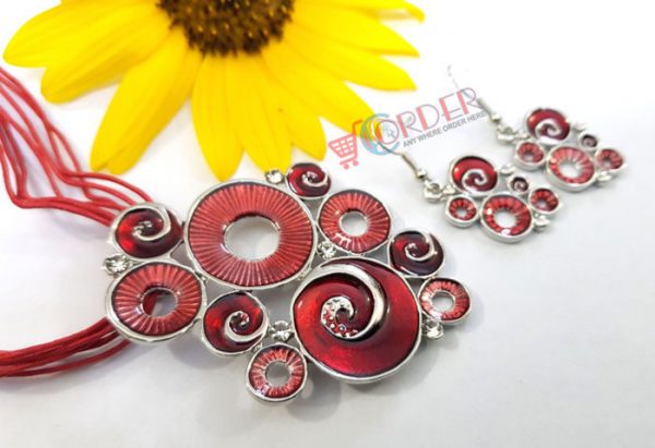 clicknorder-Jewelry Set Women’s Festival Accessory Necklace Earrings