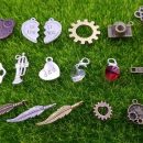 17 Pcs Vintage Metal Mixed Gears Charms For Jewelry Making