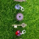 7Pcs Vintage Metal Mixed Gears Charms For Jewelry Making