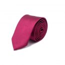 Tie for Men Slim Tie Solid color Necktie Polyester Narrow