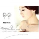 Austria Crystal Jewelry Korean Earring “Forever Love”
