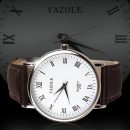 YAZOLE Luxury Brown Strap watch