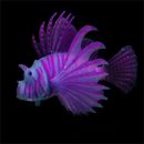 Glow In Dark Artificial Aquarium Lionfish Ornament Fish Tank
