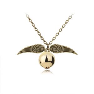 Harry Potter Necklace Style Angel Wing Charm