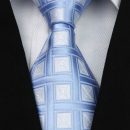 Striped Plaid Silk Polyester Ties