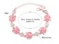 Fashion Party Jewelry Set Pink/Beige Cat Eye Opal Rhinestone Tulip Flower Necklaces Earrings Bracelets Sets - Image 13