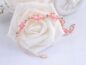 Fashion Party Jewelry Set Pink/Beige Cat Eye Opal Rhinestone Tulip Flower Necklaces Earrings Bracelets Sets - Image 5